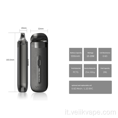 Sigaretta elettronica per vape pod batteria VEIIK